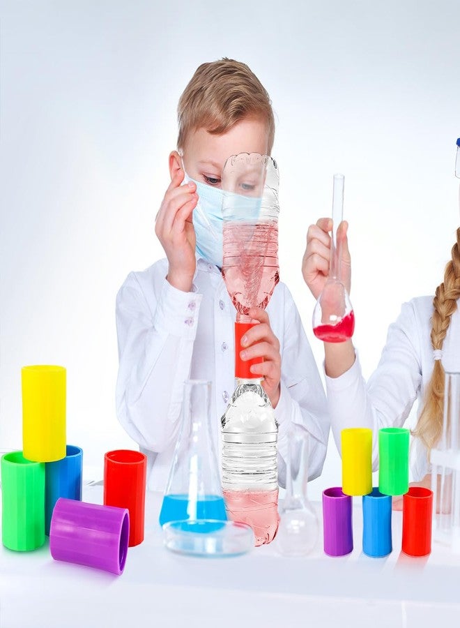 Taefuwr 20PCS Cyclone Tube Connector, Water Maker Vortex Toys, Tube Bottle Connector, Geyser Simulator, Vortex Connector, Cyclone in a Bottle for Scientific Experiment, 5Colors(Red/Green/Blue/Yellow/Purple) - Image 4